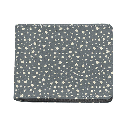 Cute Star Pattern Print Bifold Wallet