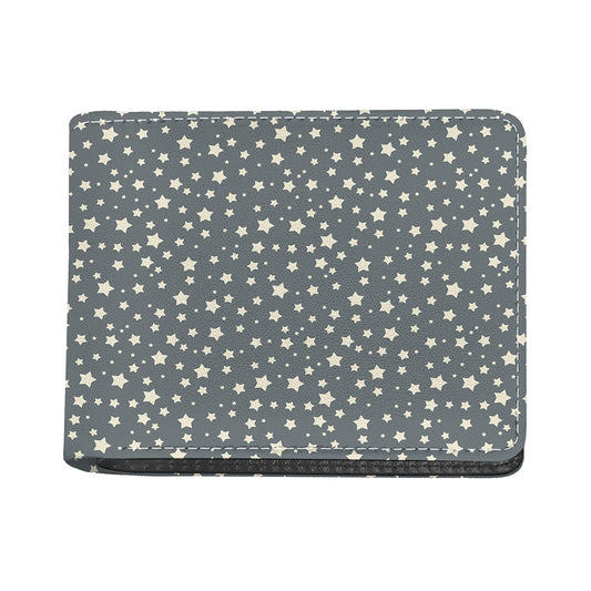Cute Star Pattern Print Bifold Wallet