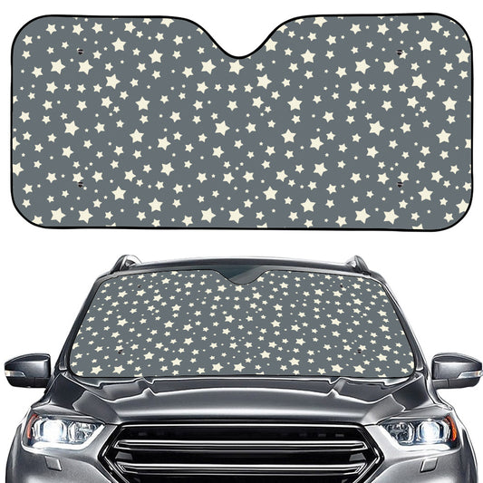Cute Star Pattern Print Car Windshield Sun Shade