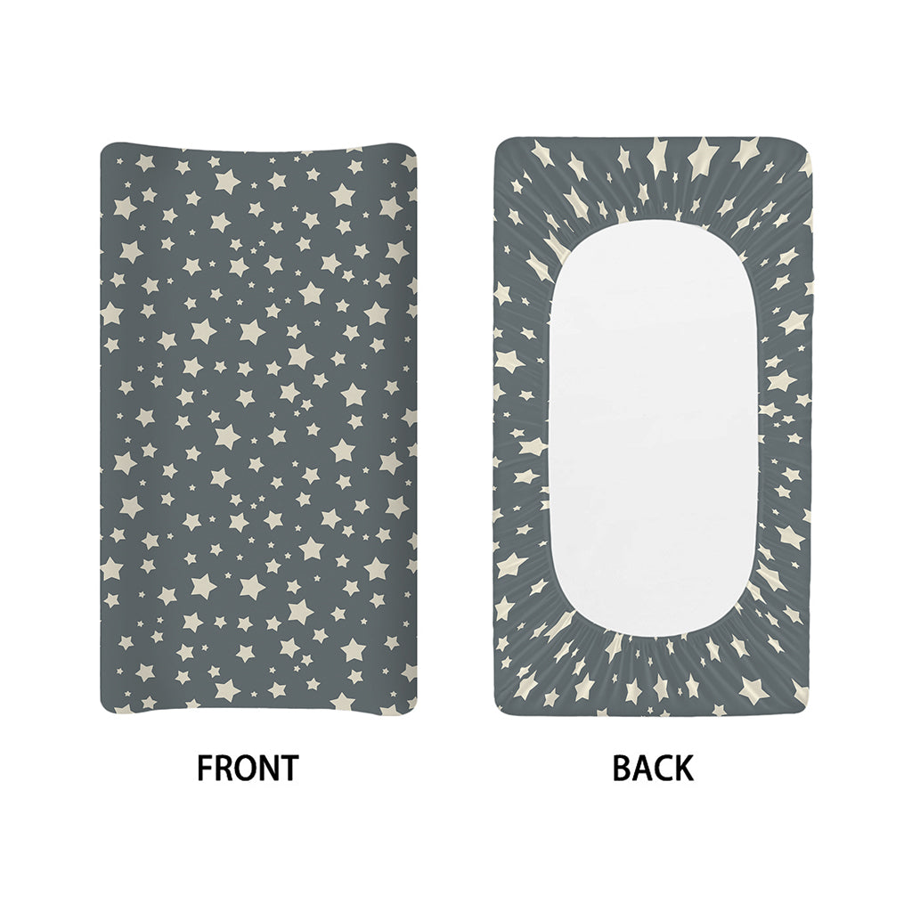 Cute Star Pattern Print Changing Pad Cover