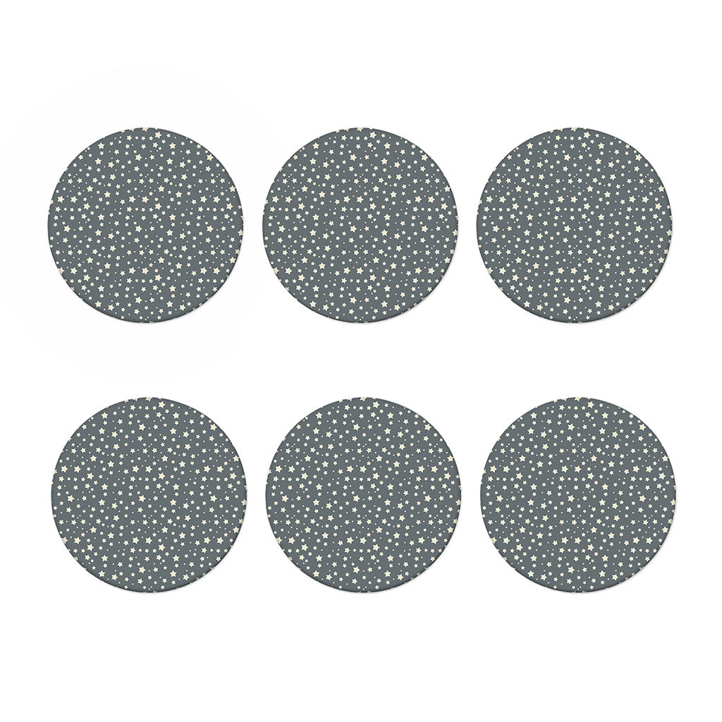 Cute Star Pattern Print Coaster Set
