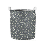 Cute Star Pattern Print Collapsible Laundry Basket