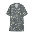 Cute Star Pattern Print Cotton Hawaiian Shirt