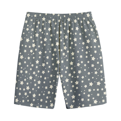 Cute Star Pattern Print Cotton Shorts