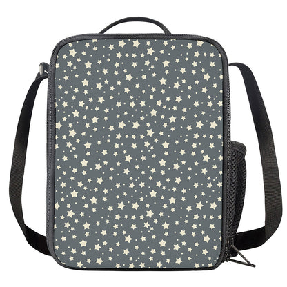 Cute Star Pattern Print Crossbody Lunch Bag