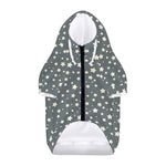 Cute Star Pattern Print Dog Zip Up Hoodie