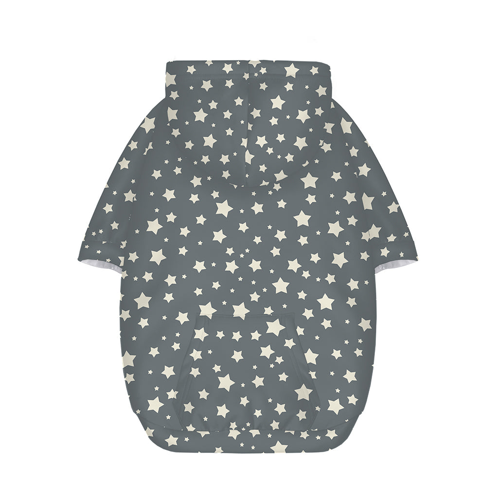 Cute Star Pattern Print Dog Zip Up Hoodie