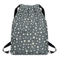 Cute Star Pattern Print Drawstring Backpack