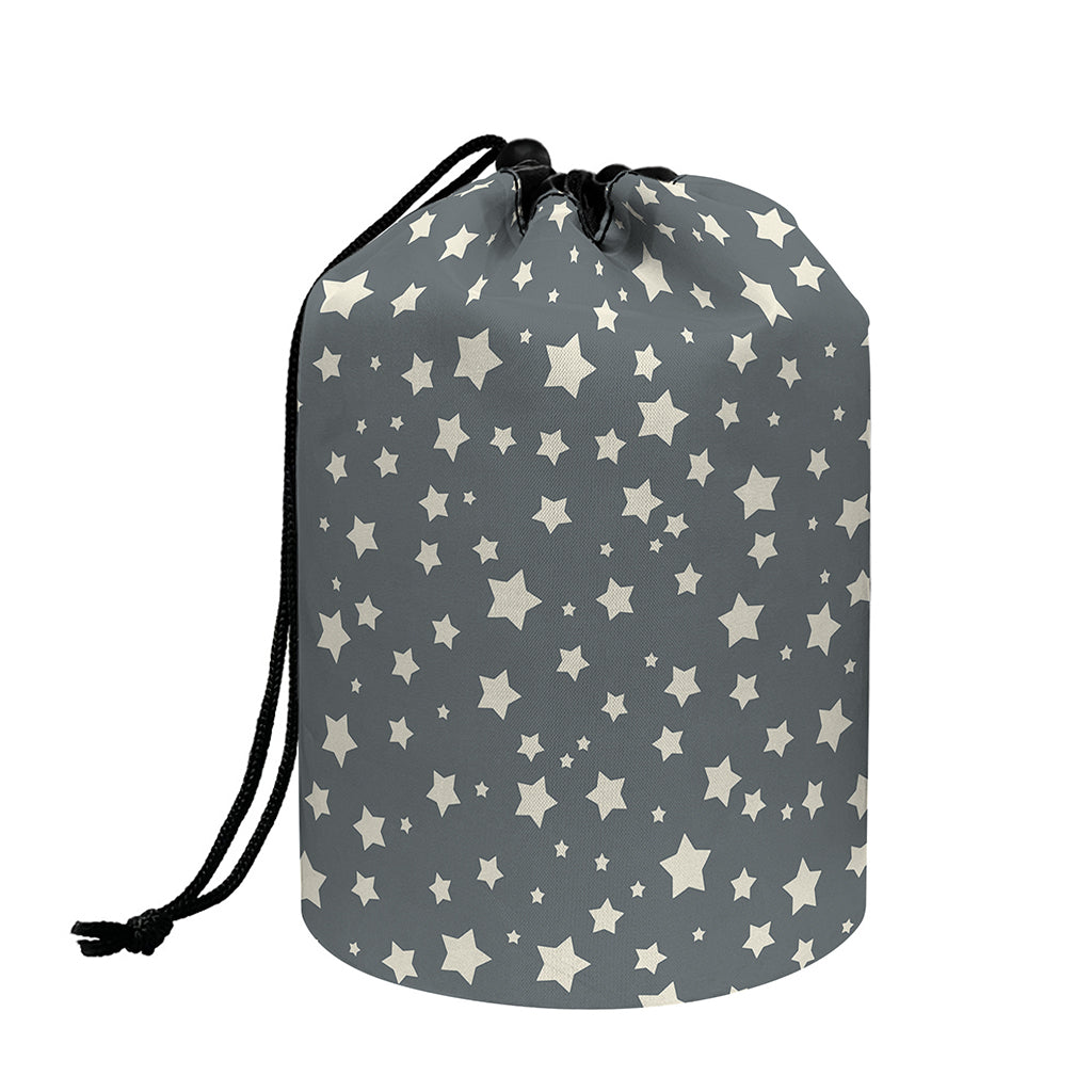Cute Star Pattern Print Drawstring Makeup Bag