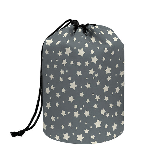 Cute Star Pattern Print Drawstring Makeup Bag