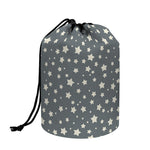 Cute Star Pattern Print Drawstring Makeup Bag