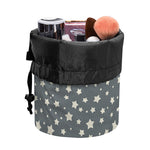 Cute Star Pattern Print Drawstring Makeup Bag