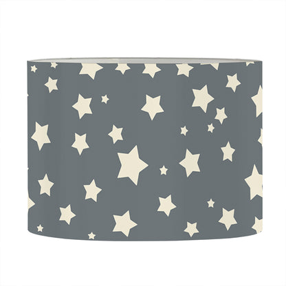 Cute Star Pattern Print Drum Lamp Shade