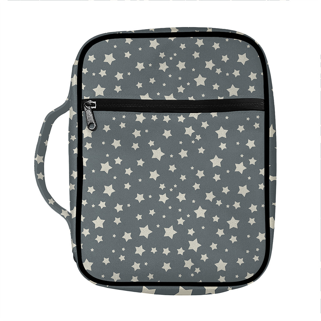 Cute Star Pattern Print Front Pocket Bible Bag