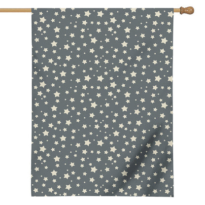 Cute Star Pattern Print House Flag