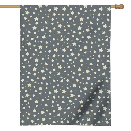 Cute Star Pattern Print House Flag
