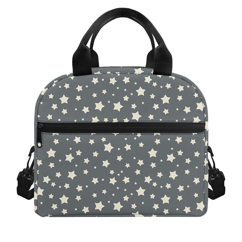 Cute Star Pattern Print Insulated Lunch Bag