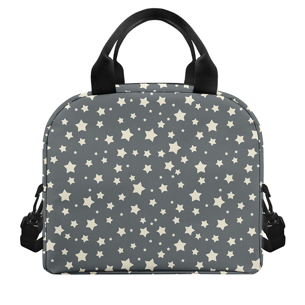 Cute Star Pattern Print Insulated Lunch Bag