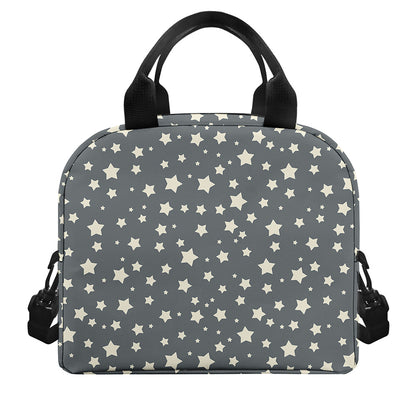 Cute Star Pattern Print Insulated Lunch Bag