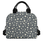 Cute Star Pattern Print Insulated Lunch Bag