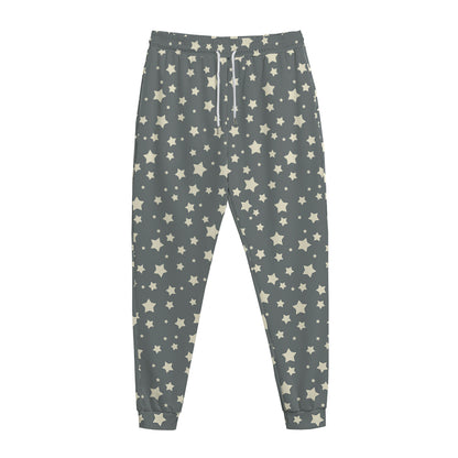Cute Star Pattern Print Jogger Pants