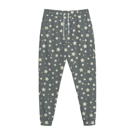 Cute Star Pattern Print Jogger Pants