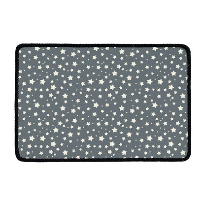 Cute Star Pattern Print Kitchen Mat