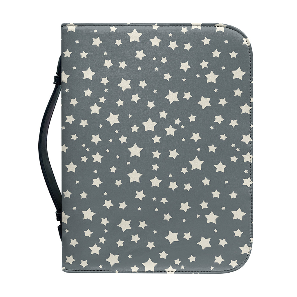 Cute Star Pattern Print Leather Bible Cover