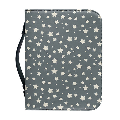 Cute Star Pattern Print Leather Bible Cover