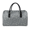 Cute Star Pattern Print Leather Duffel Bag