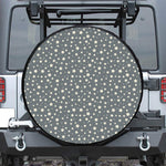 Cute Star Pattern Print Leather Spare Tire Cover