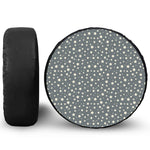 Cute Star Pattern Print Leather Spare Tire Cover
