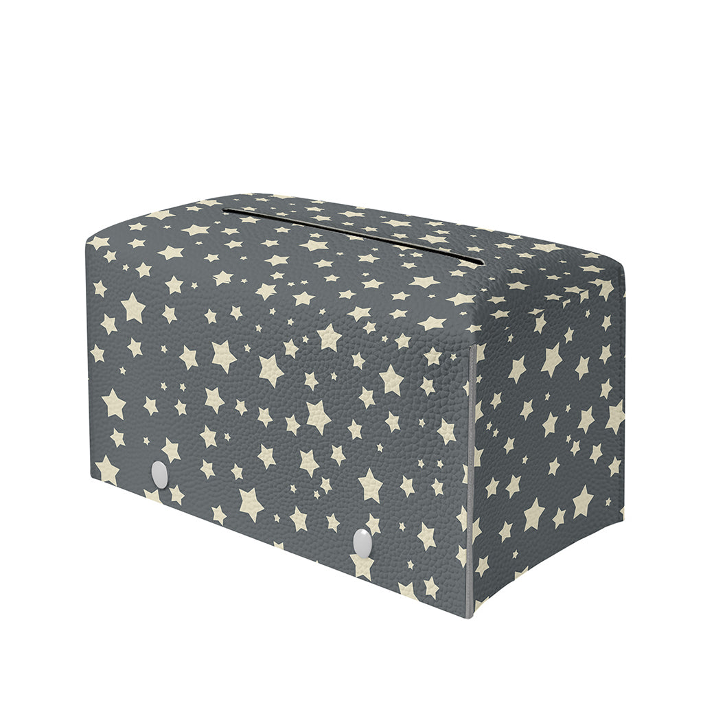 Cute Star Pattern Print Leather Tissue Box Cover