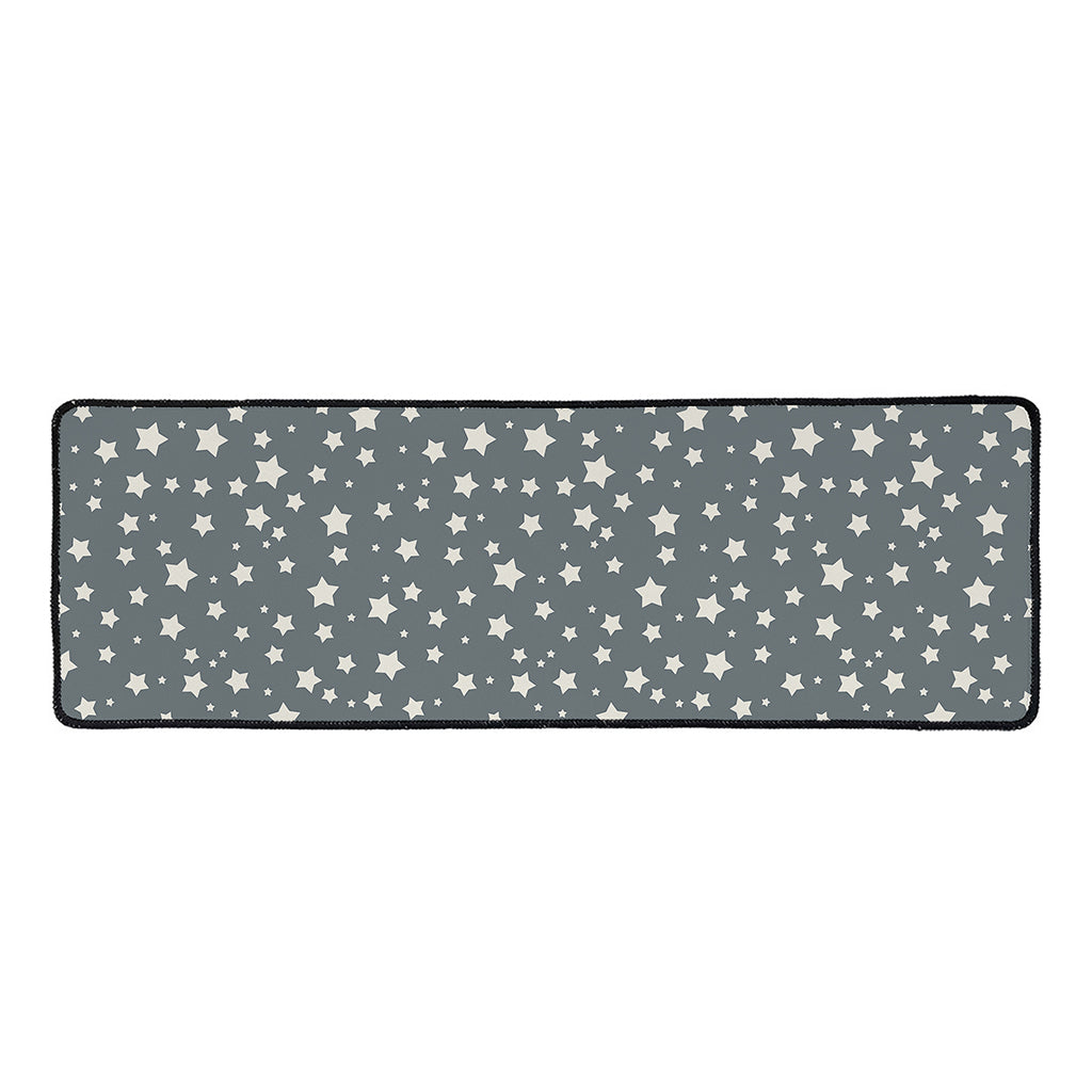 Cute Star Pattern Print Long Kitchen Mat