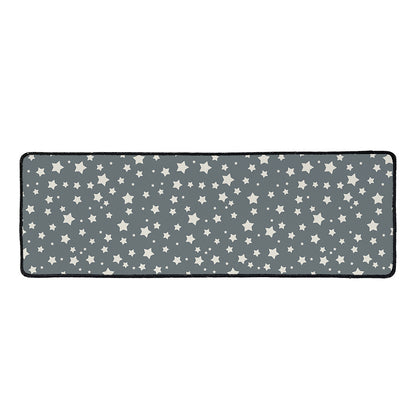 Cute Star Pattern Print Long Kitchen Mat