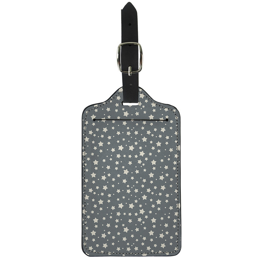 Cute Star Pattern Print Luggage Tag