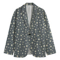 Cute Star Pattern Print Men's Blazer