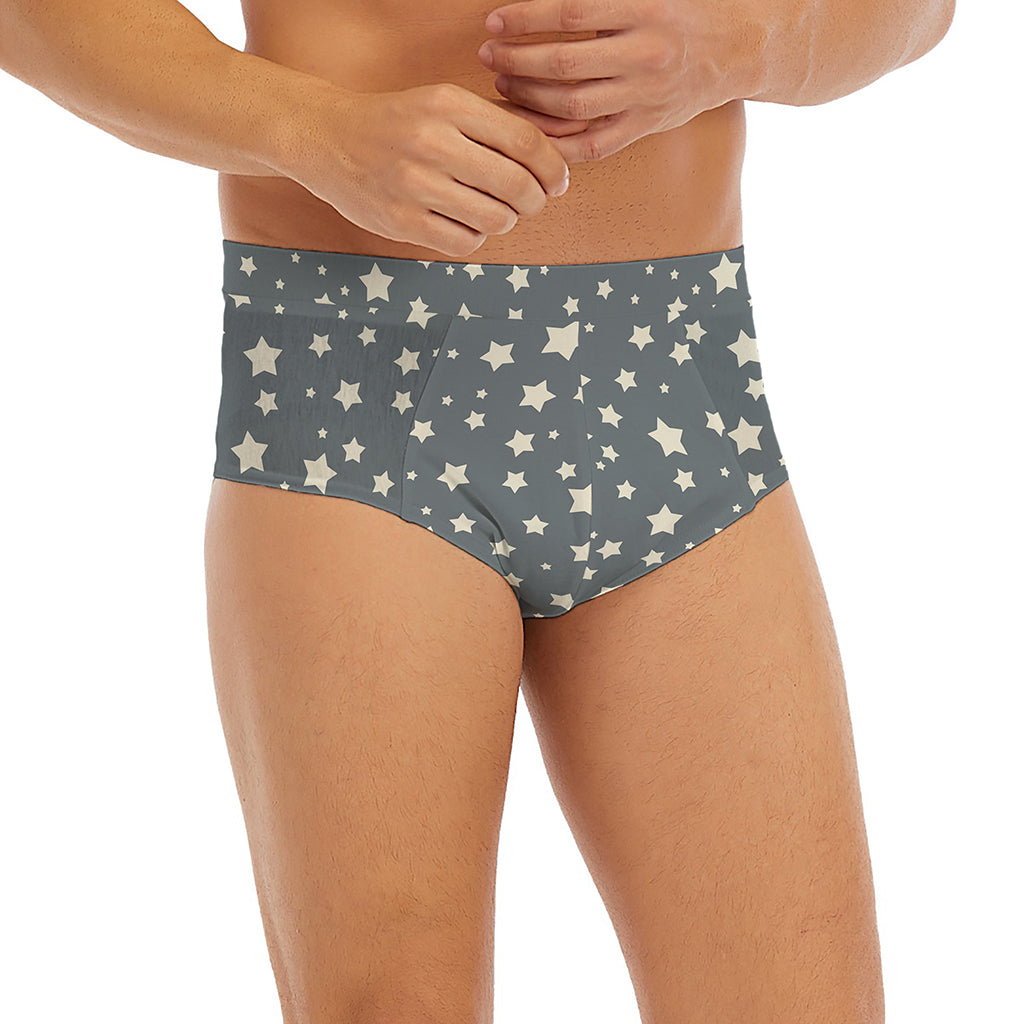 Cute Star Pattern Print Men's Briefs