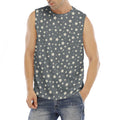 Cute Star Pattern Print Men's Fitness Tank Top