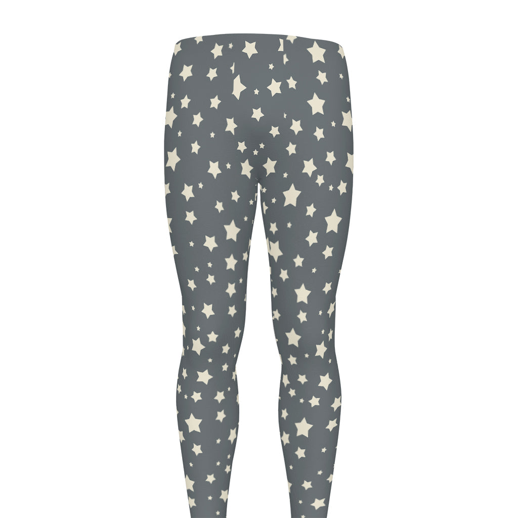 Cute Star Pattern Print Men's leggings