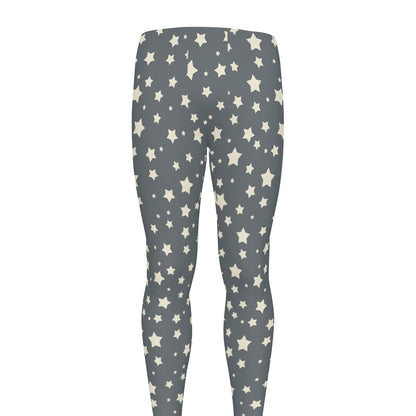Cute Star Pattern Print Men's leggings