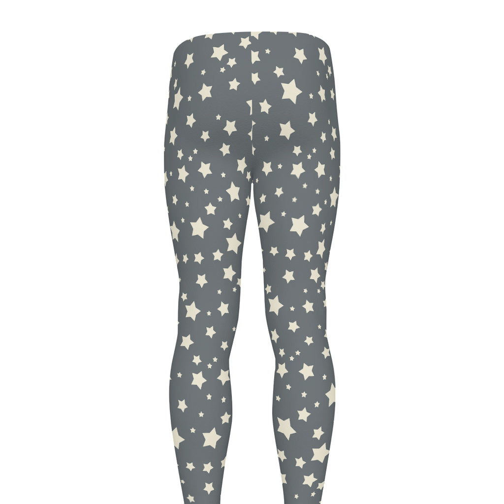 Cute Star Pattern Print Men's leggings