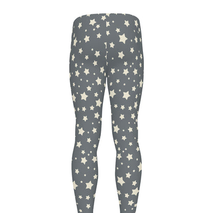 Cute Star Pattern Print Men's leggings