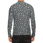 Cute Star Pattern Print Men's Long Sleeve Rash Guard