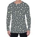 Cute Star Pattern Print Men's Long Sleeve T-Shirt
