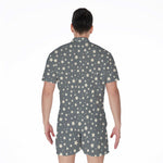 Cute Star Pattern Print Men's Rompers