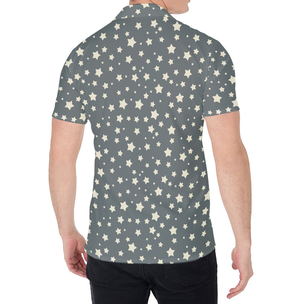 Cute Star Pattern Print Men's Shirt