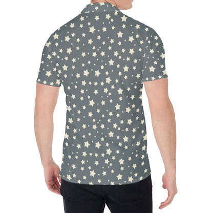 Cute Star Pattern Print Men's Shirt