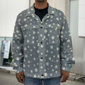 Cute Star Pattern Print Men's Shirt Jacket