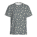 Cute Star Pattern Print Men's Athletic T-Shirt